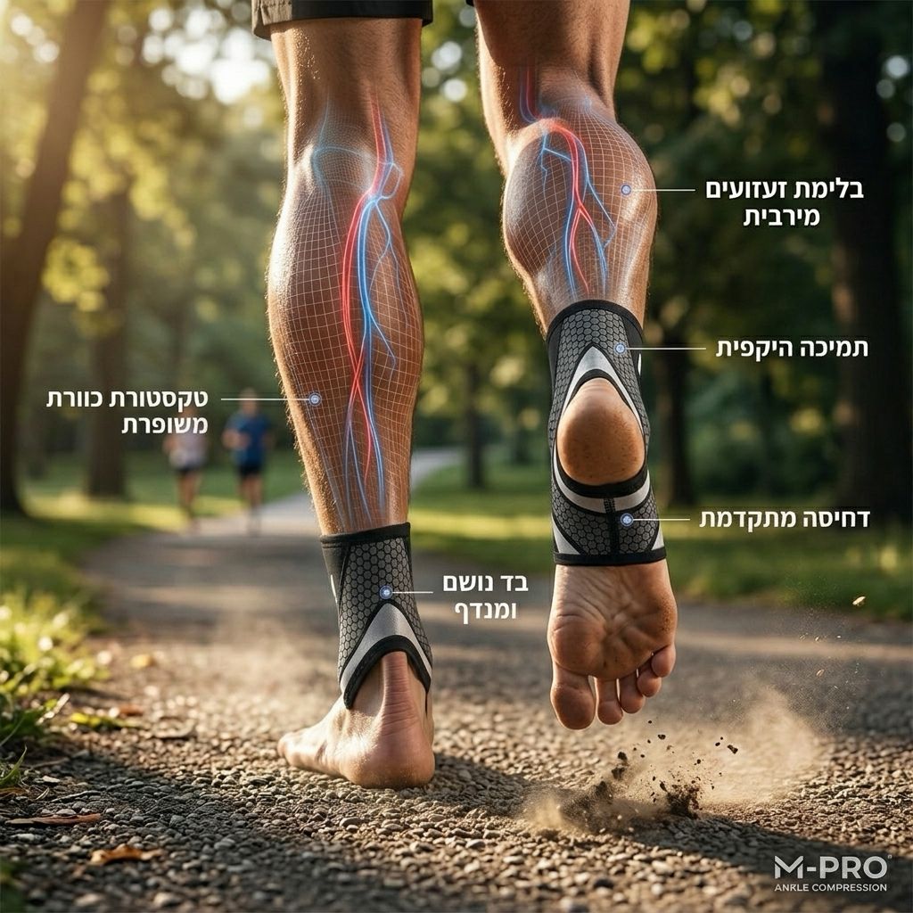 Ankle Pro - קרסולית תמיכה מקצועית