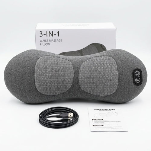 BackPulse® כרית מסאז׳ אורטופדית 3 ב-1