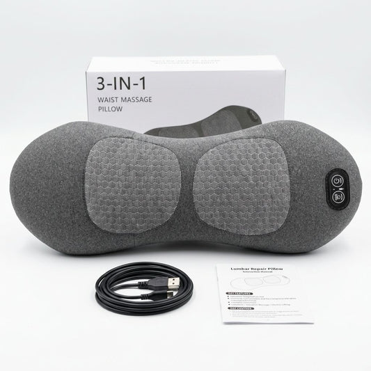 BackPulse® כרית מסאז׳ אורטופדית 3 ב-1